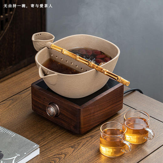 陶瓷煮茶器古法煮茶器老白茶泡茶碗罐罐茶煮泡碗手工粗陶泡茶神器 商品图2