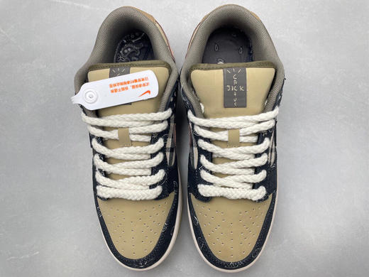 秋冬特惠💰390 Travis Scott x Nike Dunk SB Low "Jackboys" 腰果花印花 低帮 商品图7