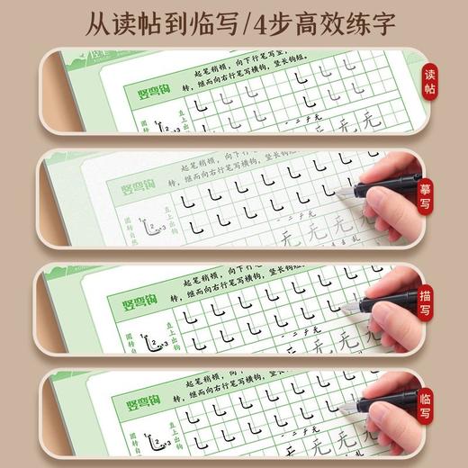 楷书临摹练字帖正楷学生成人通用全套初学者控笔笔画偏旁基础训练 商品图4