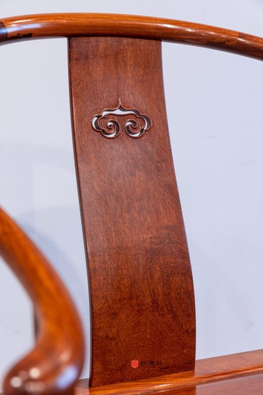 红桥红  家具严选  缅甸花梨（大果紫檀）【如意 刀牙出头 圈椅 】 商品图2