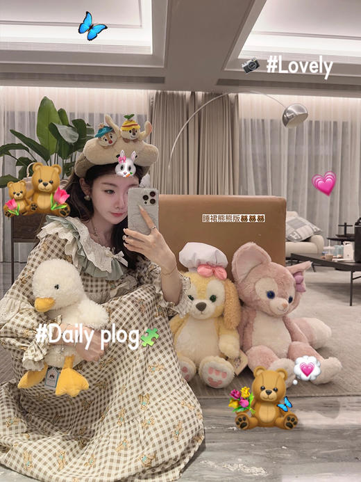 金蘑菇菇 小熊家居服系列 / 日系可爱全棉睡衣套装 商品图0