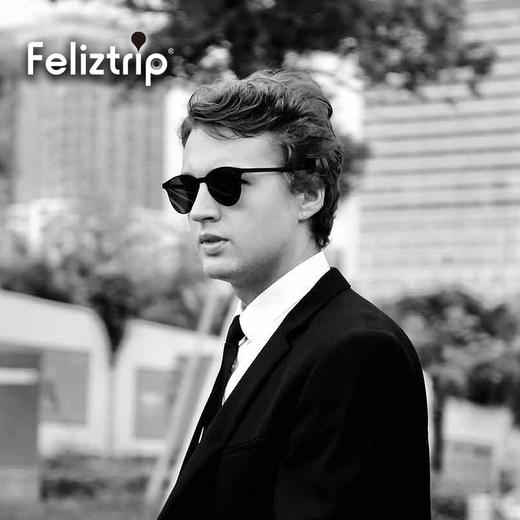 Feliztrip米斐利斯 折叠太阳眼镜墨镜超轻无螺丝铰链镜框宝丽来偏光镜片防紫外线 TR-G520 商品图4