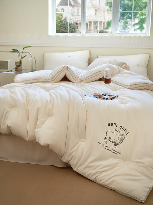 【糯棉澳洲羊毛大豆被】10%澳洲羊毛 10%大豆纤维 轻盈蓬松 柔软包裹 商品图3