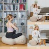 圆形瑜伽垫充气美臀家用户外减震垫屁垫超软禅修坐垫传统懒人 商品缩略图1