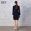 IWY/秋冬藏青色职业装套裙优雅售楼部白领西装半身裙两件套工作服C12305+S12305 商品缩略图3