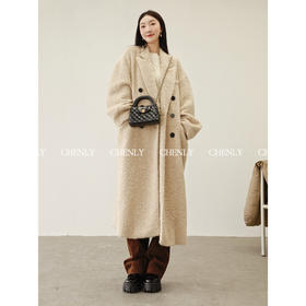 不退不换！不退不换！尘衣｜定制圈圈毛宽松羊毛大衣
