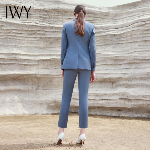 IWY/优雅西装套装女秋冬职业套裤面试正装酒店经理洋气西服外套休闲C13318+P13318ol 商品图2