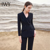 IWY/黑色新款高端西服外套女修身显瘦气质干练西装套裤名媛套装olC13309+P33309 商品缩略图1