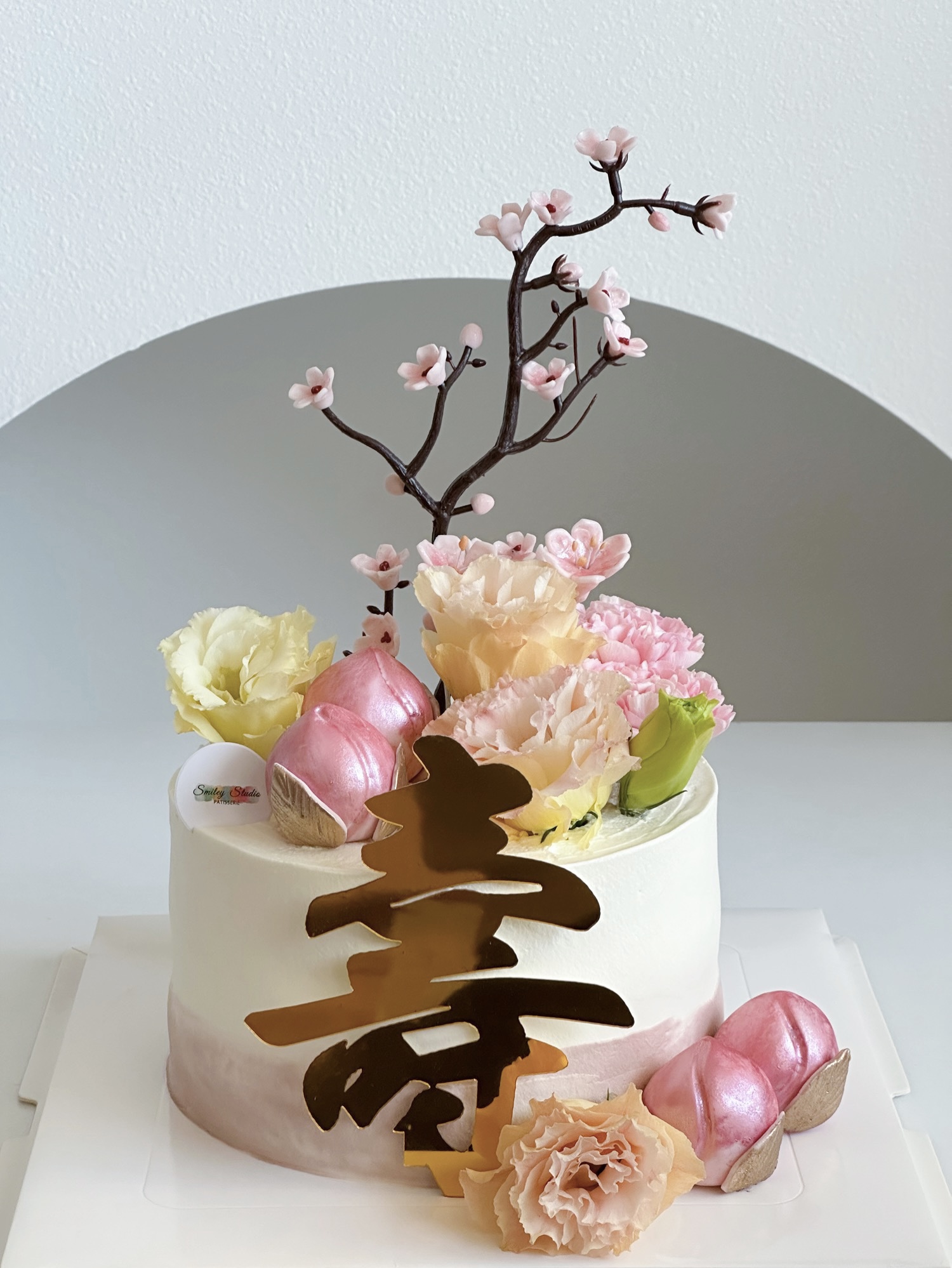 祝寿蛋糕 | 鲜果原味奶油 - 如花绚烂寿比南山