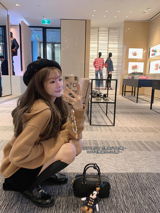 金蘑菇菇 丝绒半裙 商品图3