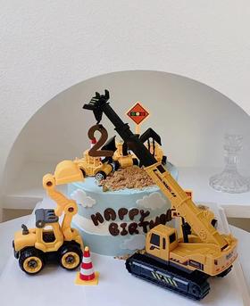 【生日蛋糕】工程车款