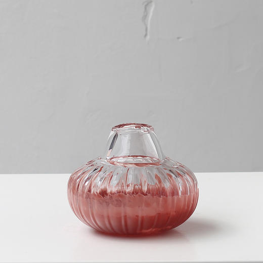 碧轩批发水培创意石榴红小口南瓜花瓶客厅软装家居装饰品透明摆件碧轩批发水培创意石榴红小口南瓜花瓶客厅软装家居装饰品透明摆件 商品图3
