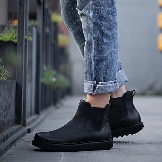 【隆丰起程--雪地靴专场】起程QICHENG单鞋男切尔西SS-NEVE-489 商品图0