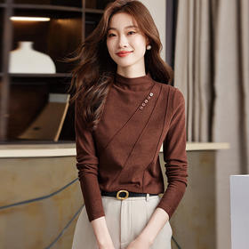 半高领修身软糯，保暖打底衫内搭毛衣CC-ML-B687
