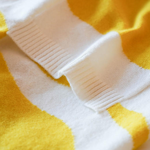 东黎 • 山羊绒女士秋冬ADF嵌花V领撞色开衫 3344 商品图10