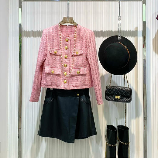 女装24秋冬新款精品小香风中古款外套2239-W808▲ 商品图1