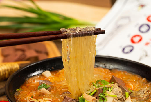 吃完不口渴，特二级厨师调制高汤，鸭血粉丝汤 750g*3袋 商品图2