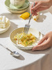 摩登主妇奶油风盘子菜盘家用好看的鱼盘高级感轻奢碟子陶瓷深餐盘 商品缩略图2