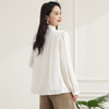 【时尚优雅】罗蒙四季款女式长袖衬衫百搭职场简约商务通勤日常衬衫女 商品缩略图5