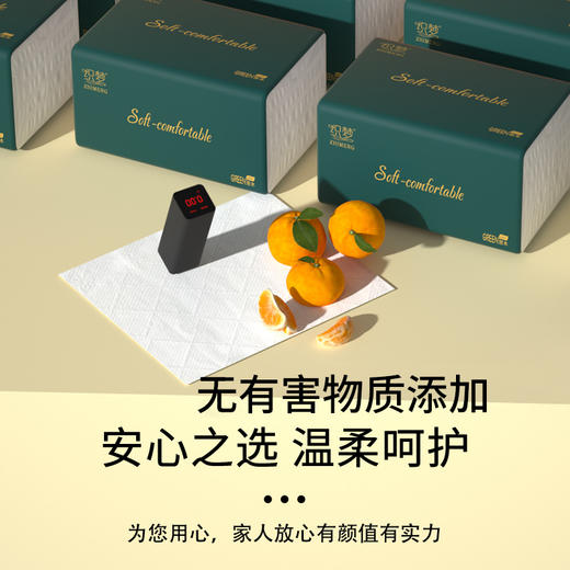 【柔软舒适！原生木浆抽纸纸巾】30包整箱实惠装餐巾纸家庭装纸抽卫生纸家用，细腻触感，柔韧不破，轻松擦拭生活的疲惫。ry 商品图3