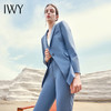 IWY/优雅西装套装女秋冬职业套裤面试正装酒店经理洋气西服外套休闲C13318+P13318ol 商品缩略图4
