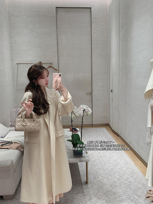 金蘑菇菇  黑标二代 lp版 / 驼绒羊绒中长款慵懒大衣 商品图0