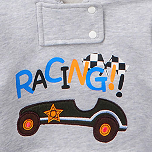 棉果果秋冬季男童大毛圈抓绒连帽卫衣M412182218660 商品图2