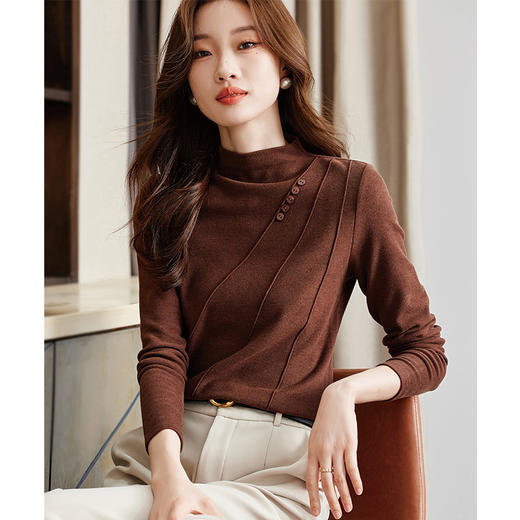 半高领修身软糯，保暖打底衫内搭毛衣CC-ML-B687 商品图2