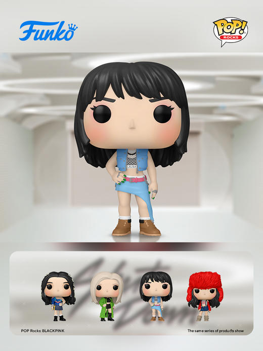 Funko POP Rocks: BLACKPINK- Lisa摇滚 明星（BLACKPINK - Lisa）手办公仔摆件 72605 商品图1
