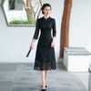 蕾丝中式礼服，敬酒服改良旗袍连衣裙FDSG-L2381 商品缩略图2