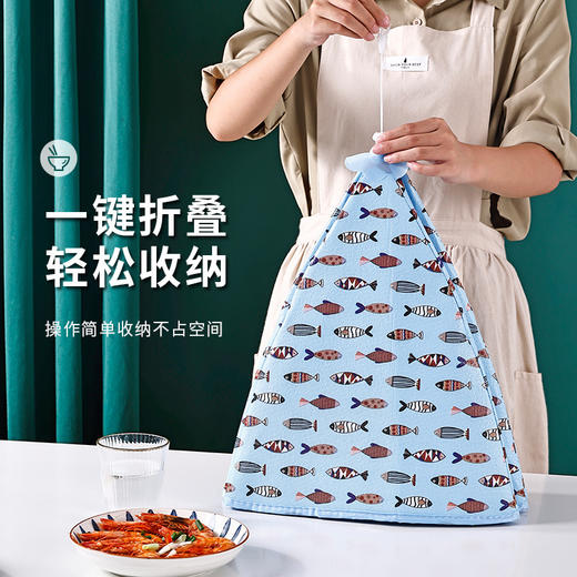 【餐桌必备！保温饭菜罩子】菜盖菜罩特大号餐桌菜罩家用大号2022款家用餐桌，大容量伞面全方位保护饭菜，一日三餐吃得更放心。ry 商品图3