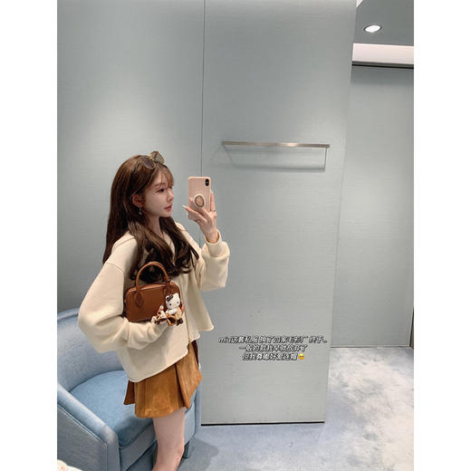 金蘑菇菇 丝绒半裙 商品图1