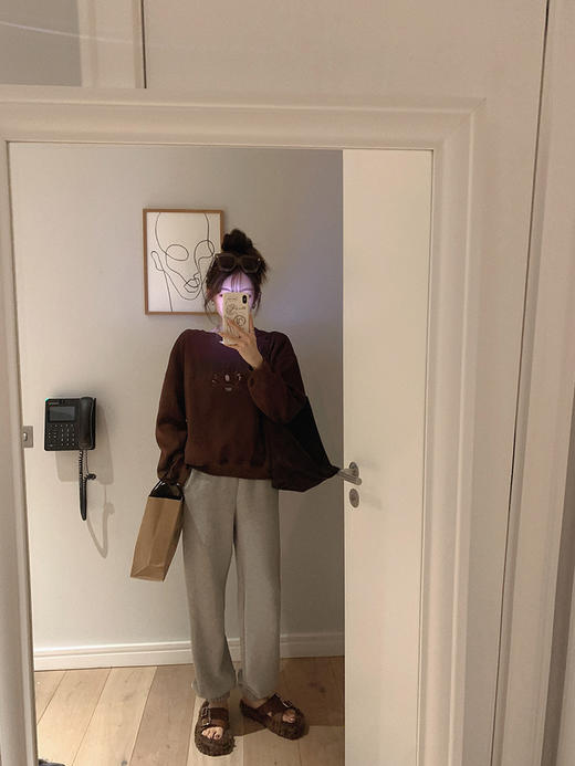 金蘑菇菇热软糖 熊熊运动裤&灯芯绒半裙 商品图1