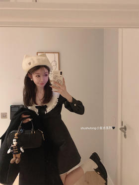 金蘑菇菇  安妮博物馆 / 设计感.复古减龄连衣裙