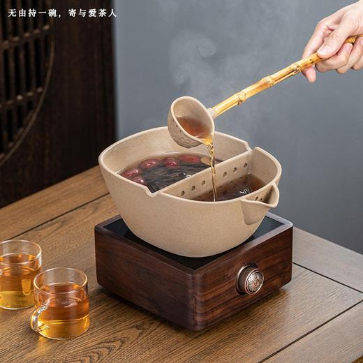 陶瓷煮茶器古法煮茶器老白茶泡茶碗罐罐茶煮泡碗手工粗陶泡茶神器 商品图0