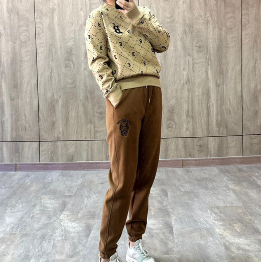 【孤品 捡漏】法斗原单无吊牌 加绒卫裤 商品图0