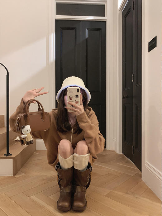 金蘑菇菇 丝绒半裙 商品图4