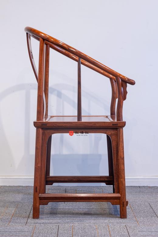 红桥红  家具严选  缅甸花梨（大果紫檀）【如意 刀牙出头 圈椅 】 商品图8