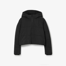 BURBERRY 巴宝莉 女士绗缝连帽棉服 黑色 8074083 A1189