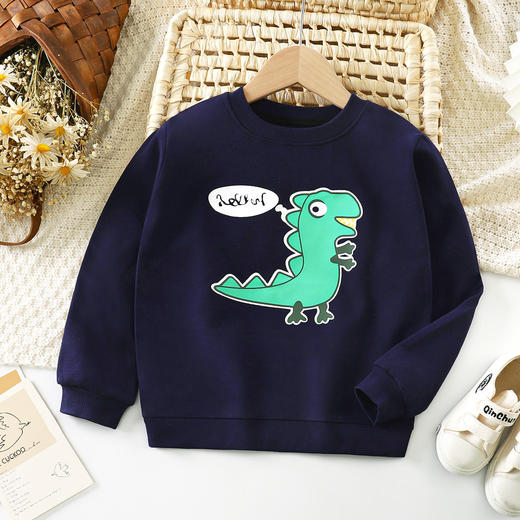 【69.9/任选两件！】童装秋款洋气上衣宝宝，卫衣儿童秋装外衣，炫酷的印花图案，多款选择，彰显洋气品味。舒适面料lm 商品图2