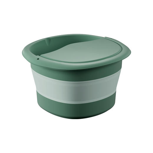 【释放足部疲劳！可折叠泡脚桶】舒适柔软，放松双脚；按摩疲惫，恢复活力；精巧设计，节省空间；家用养生常备，家用泡脚盆按摩桶养生足浴盆过小腿熏蒸脚盆洗脚盆中老年 商品图4