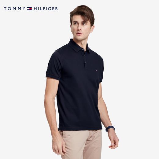 TOMMY男装1985系列珠地网眼多色小绣标休闲通勤修身POLO衫MW0MW17771 商品图0