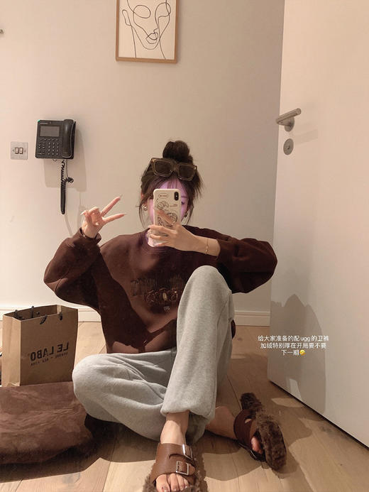 金蘑菇菇热软糖 熊熊运动裤&灯芯绒半裙 商品图2