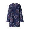 绽放1078朵/藏青色文艺复古羊毛连衣裙 商品缩略图4