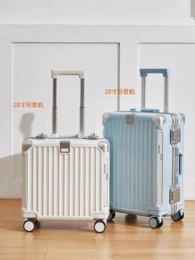 ECTOR HARDEN高端奢侈品牌行李箱小型登机18寸静音新款密码旅行箱