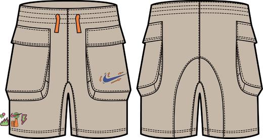 针织短裤 商品图0