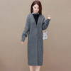 秋冬季新款，纯色中长款毛衣开衫外套女宽松休闲针织大衣QYM-XY-23LX83-Y 商品缩略图0
