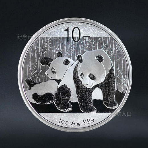 2010熊猫银币 1盎司银币 商品图0