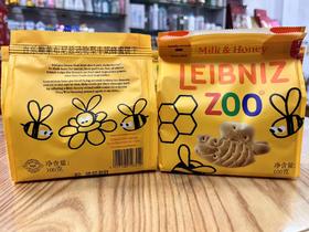 百乐顺莱布尼兹动物牛奶蜂蜜饼干100g    4017100107412