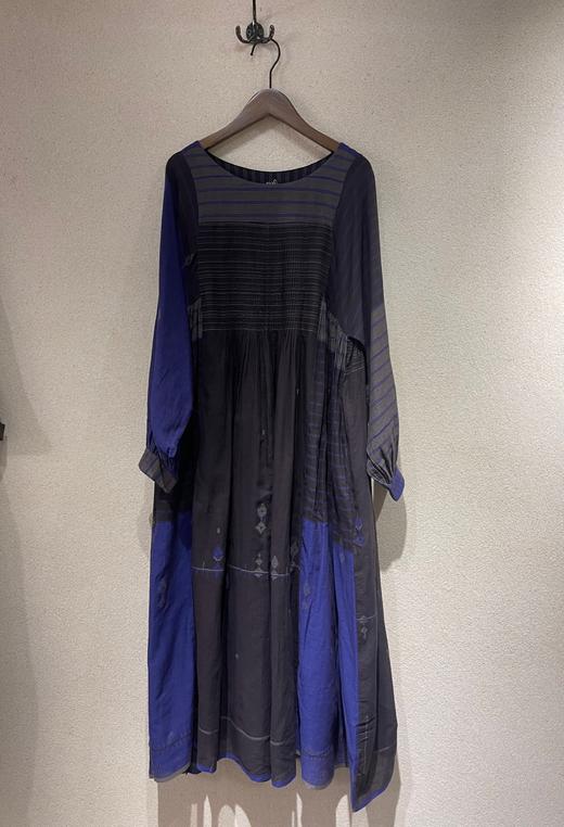 MAKU textiles｜印花蓝染连衣裙 商品图4